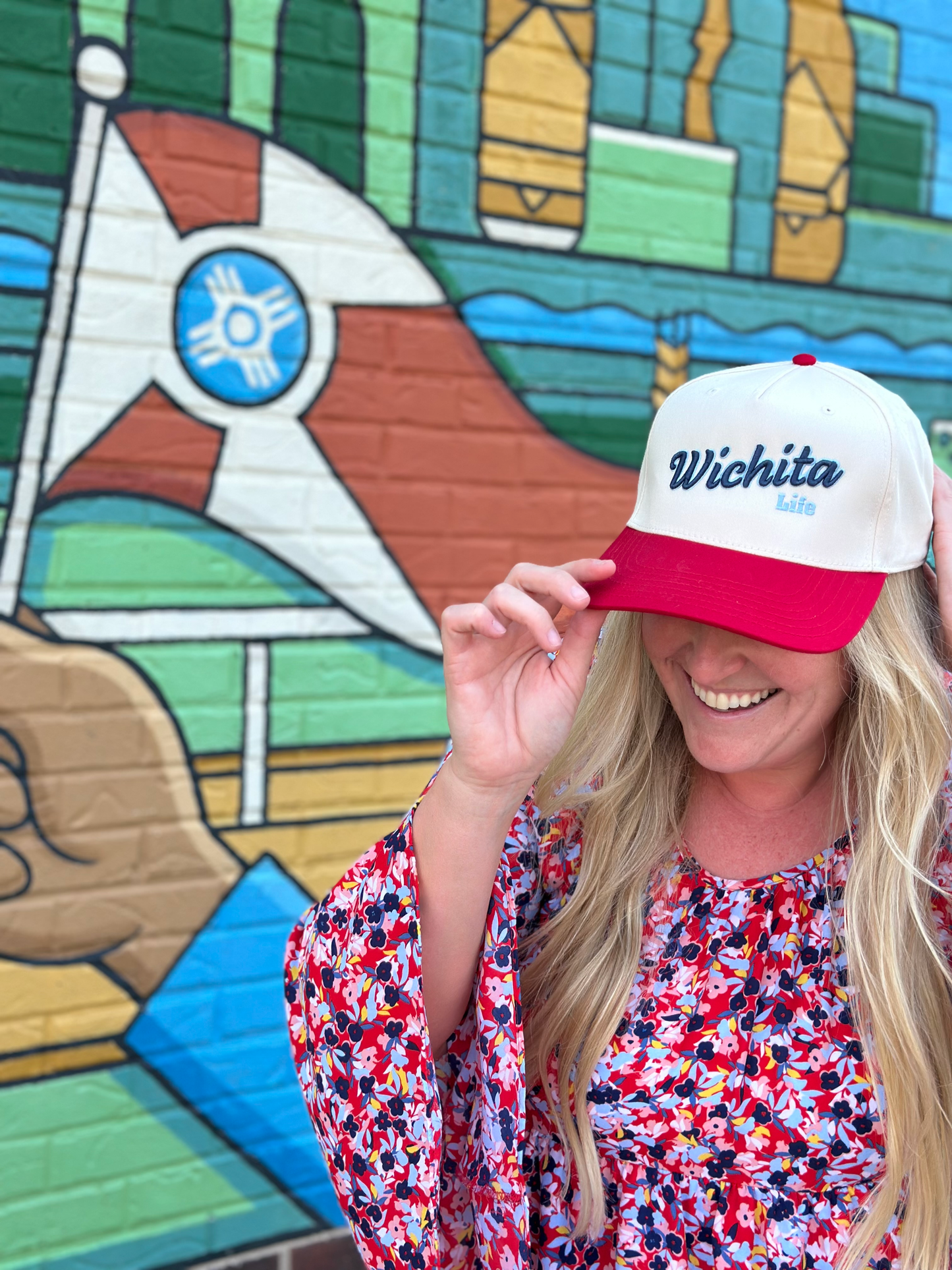 Wichita Life - Cursive Wichita - Snapback Hat