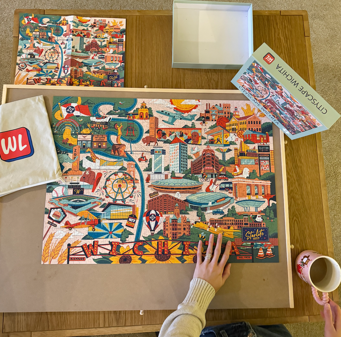 *PREORDER* Expected Ship Date 12/22 - Cityscape Wichita - Custom Wichita Life Puzzle